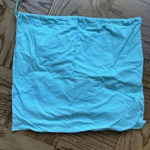 Classic Tiffany & Co. large dustbag storage with drawstring